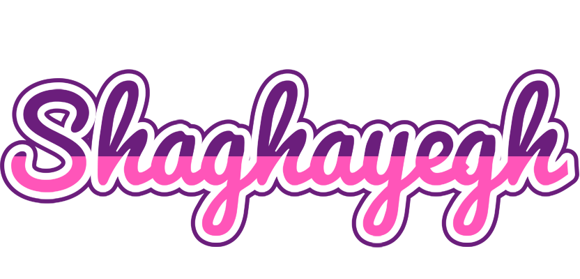 Shaghayegh cheerful logo