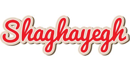 Shaghayegh chocolate logo