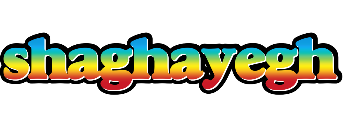 Shaghayegh color logo