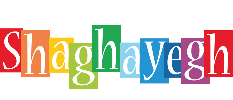 Shaghayegh colors logo