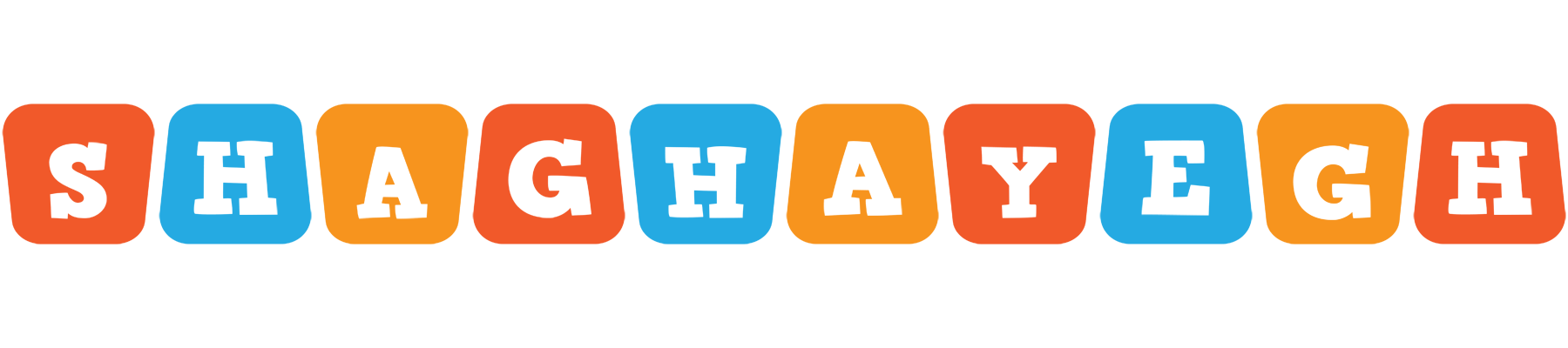 Shaghayegh comics logo