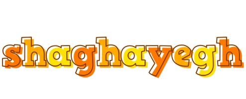 Shaghayegh desert logo