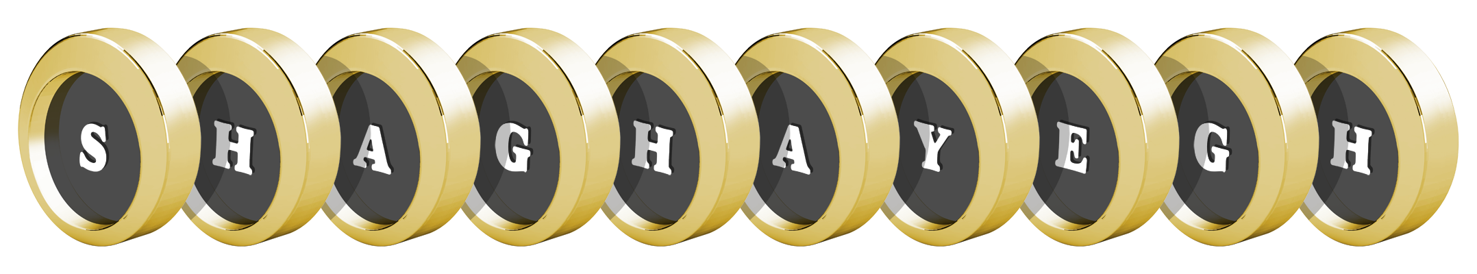 Shaghayegh gold logo