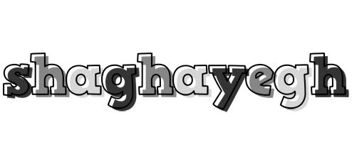 Shaghayegh night logo