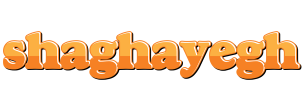 Shaghayegh orange logo