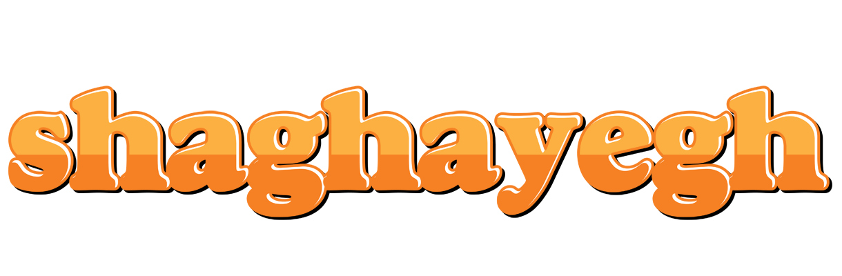 Shaghayegh orange logo