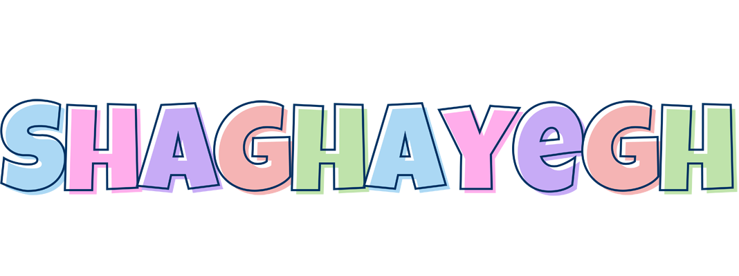 Shaghayegh pastel logo