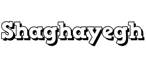 Shaghayegh snowing logo