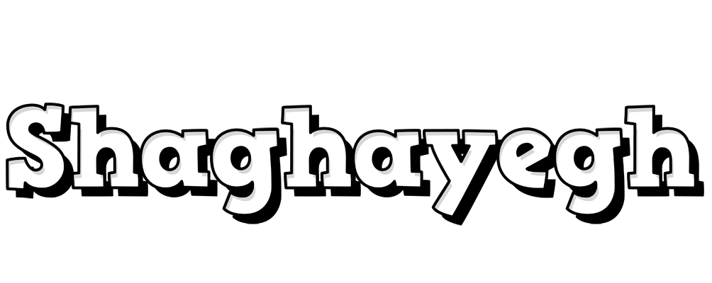 Shaghayegh snowing logo