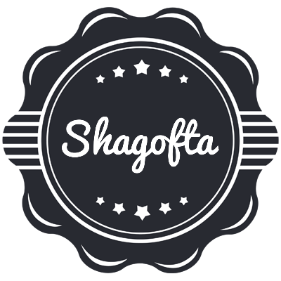 Shagofta badge logo