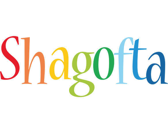 Shagofta birthday logo