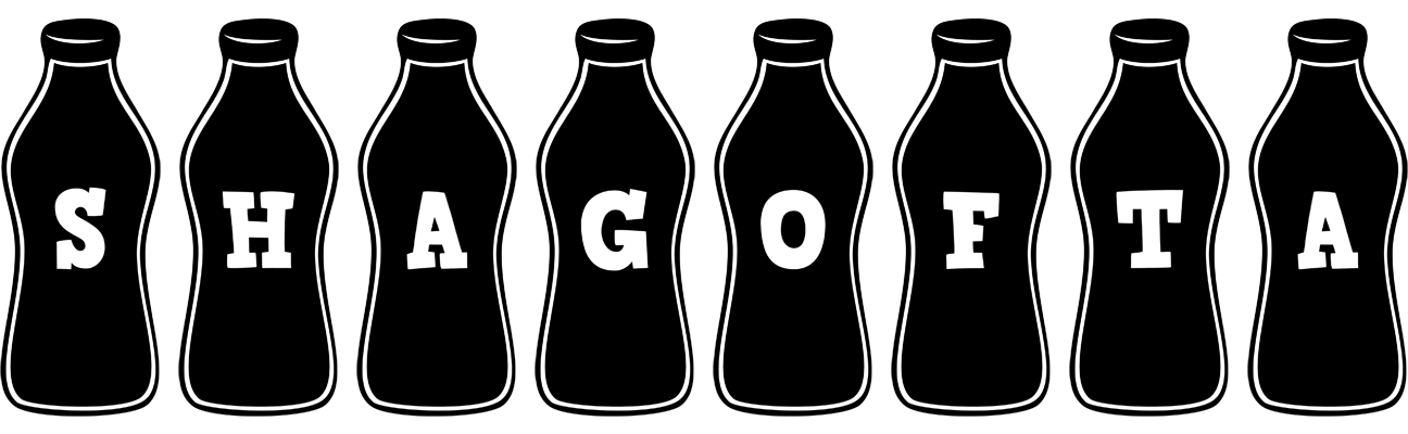 Shagofta bottle logo