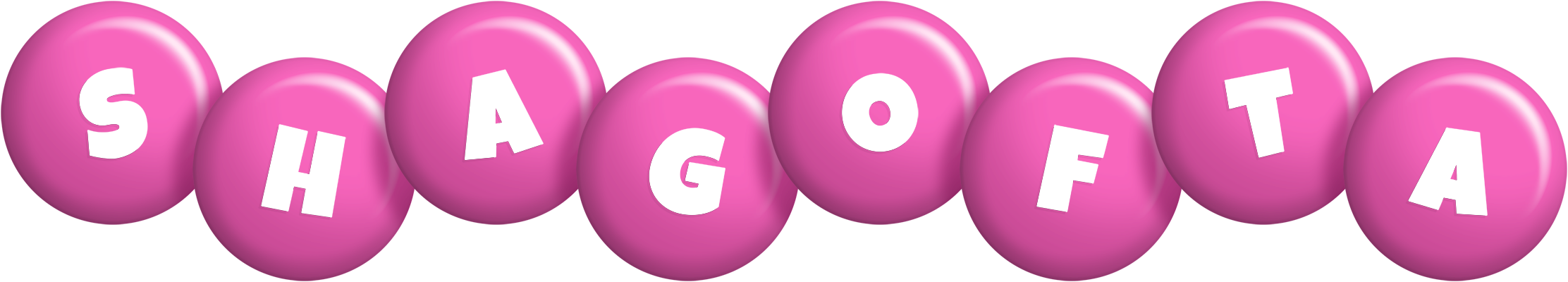 Shagofta candy-pink logo