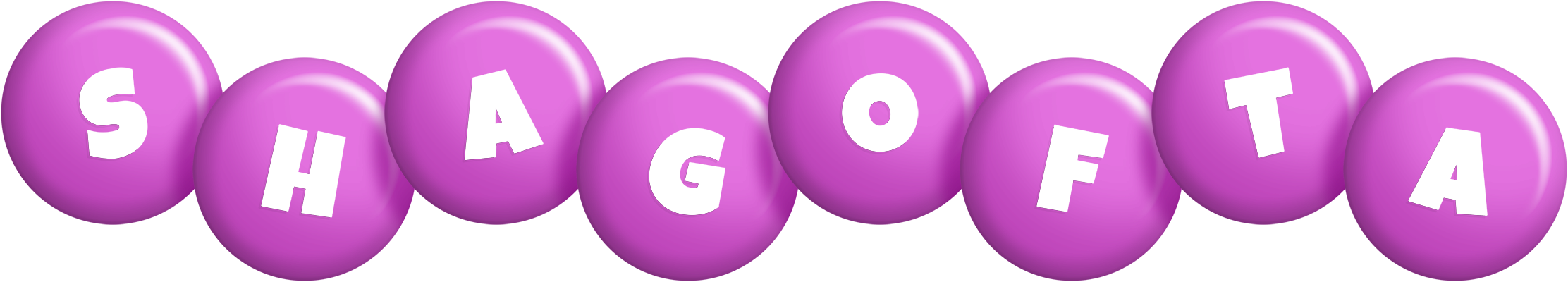 Shagofta candy-purple logo