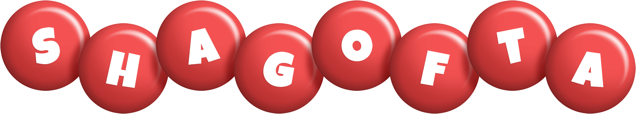 Shagofta candy-red logo