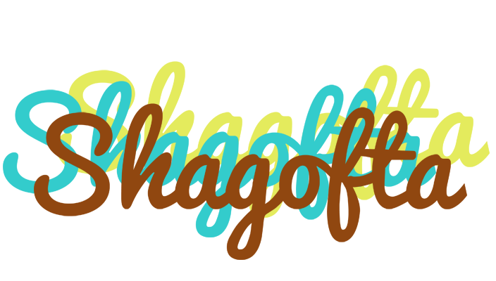 Shagofta cupcake logo