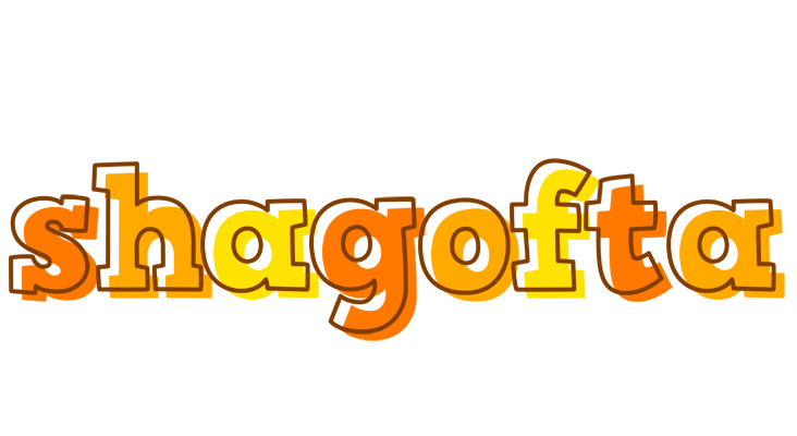Shagofta desert logo