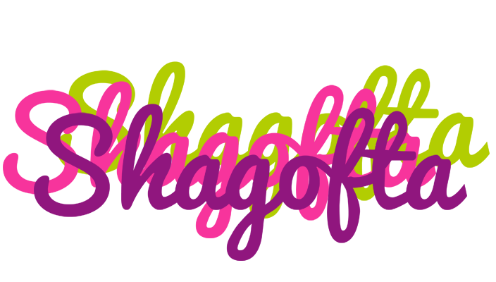 Shagofta flowers logo
