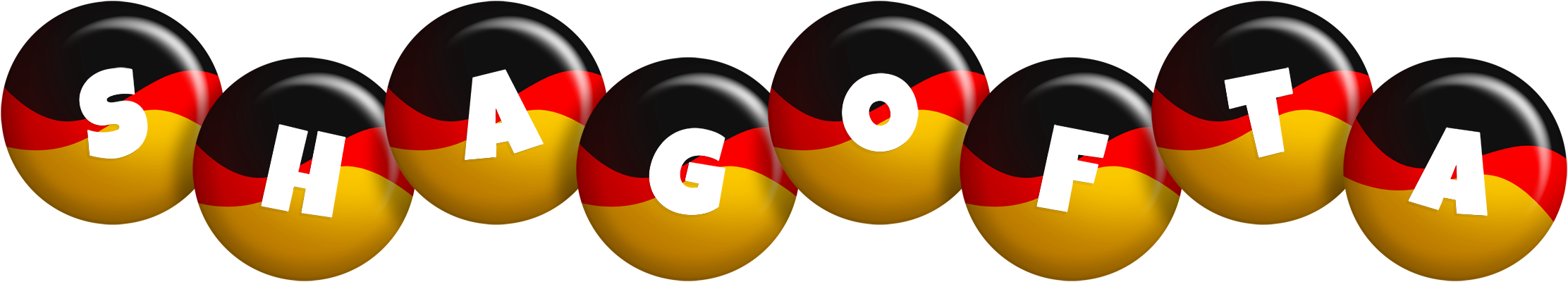 Shagofta german logo