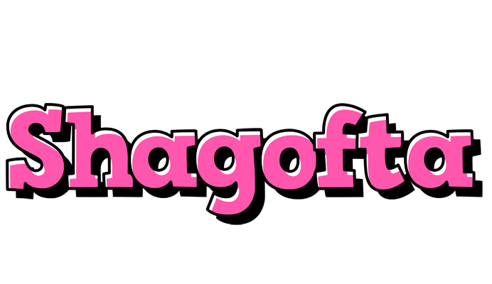Shagofta girlish logo