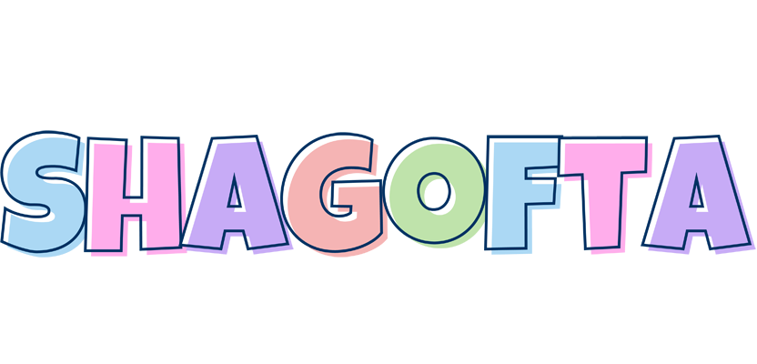 Shagofta pastel logo