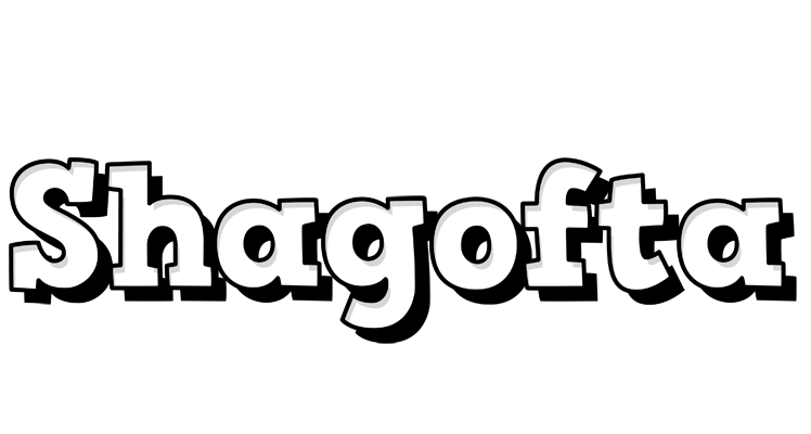 Shagofta snowing logo