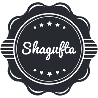 Shagufta badge logo