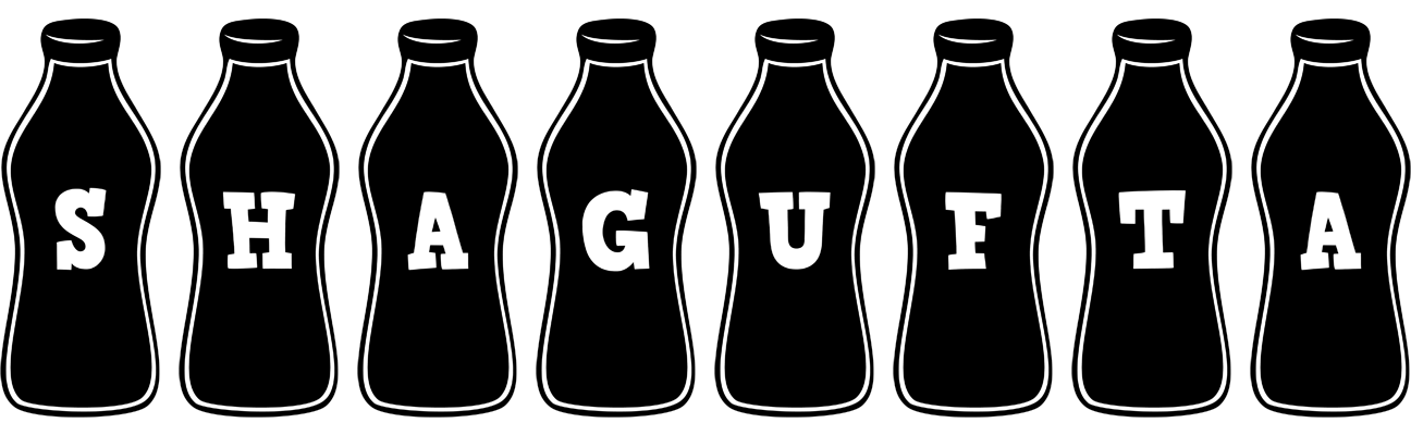 Shagufta bottle logo