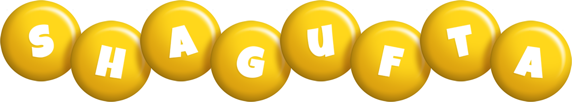 Shagufta candy-yellow logo