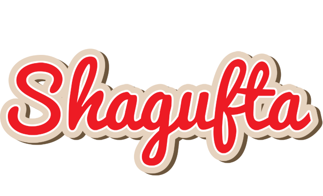 Shagufta chocolate logo