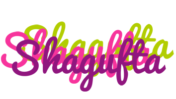 Shagufta flowers logo
