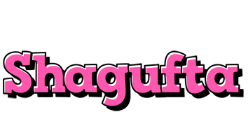 Shagufta girlish logo