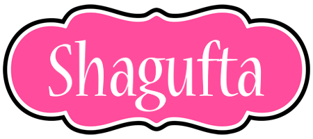 Shagufta invitation logo