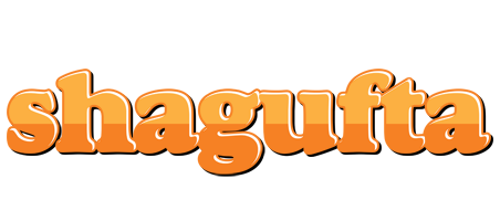 Shagufta orange logo