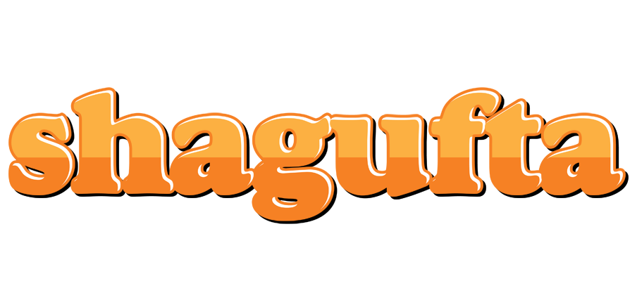 Shagufta orange logo