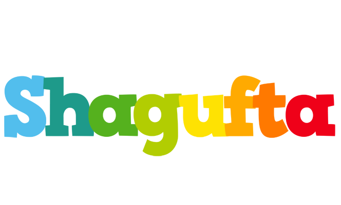Shagufta rainbows logo