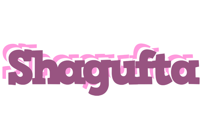 Shagufta relaxing logo