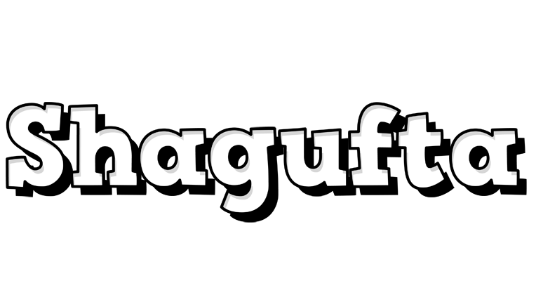 Shagufta snowing logo