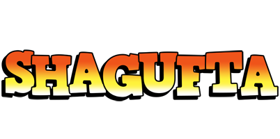 Shagufta sunset logo