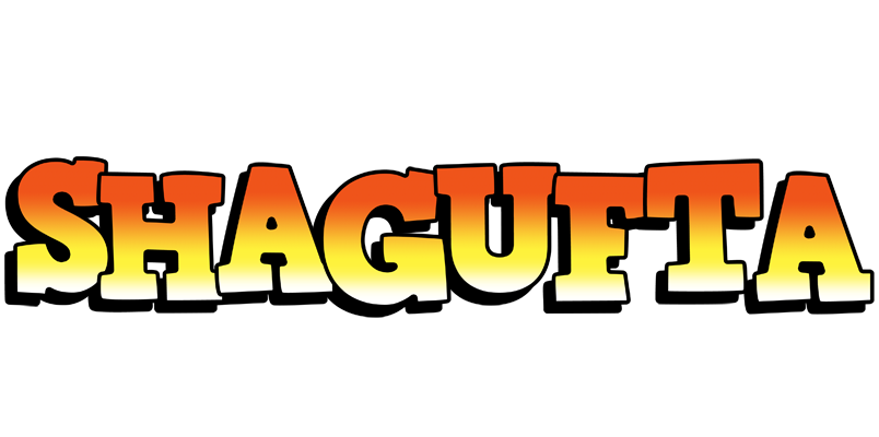 Shagufta sunset logo