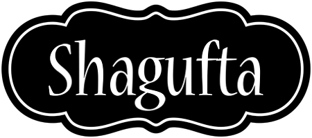 Shagufta welcome logo