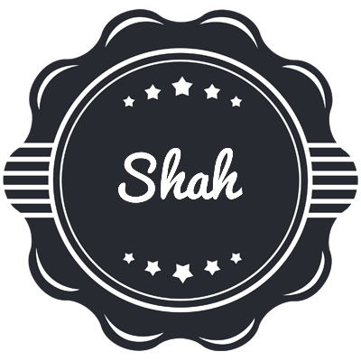 Shah badge logo