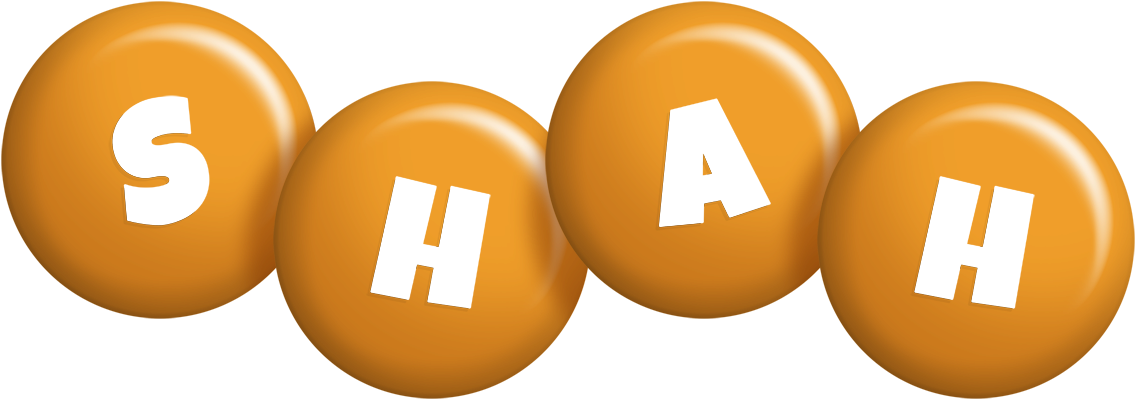 Shah candy-orange logo