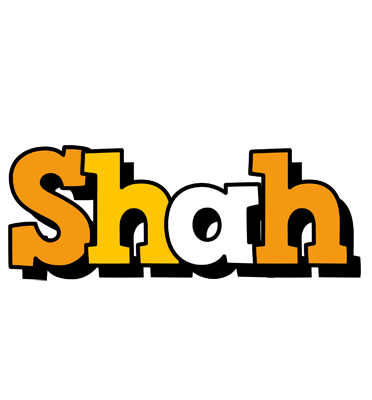 Shah cartoon logo