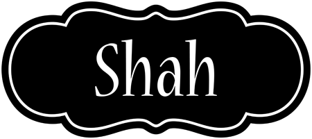 Shah welcome logo