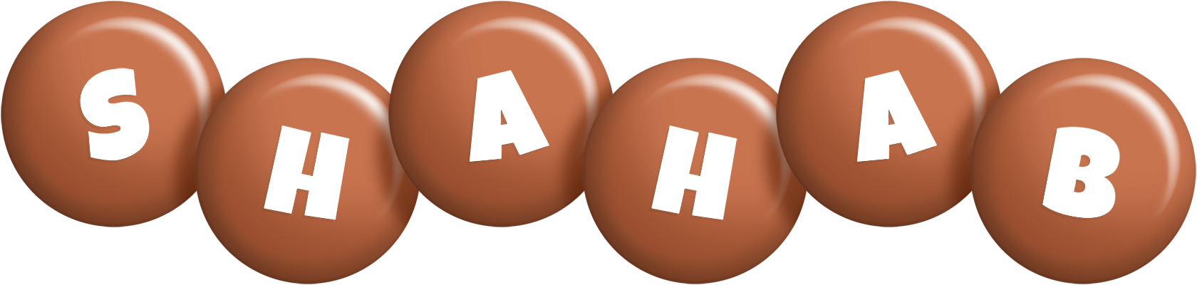 Shahab candy-brown logo
