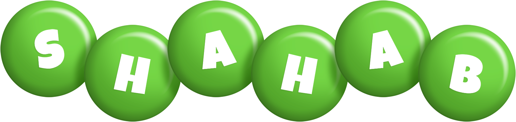Shahab candy-green logo