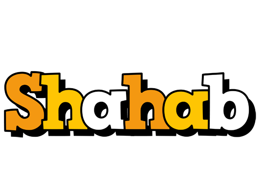 Shahab cartoon logo