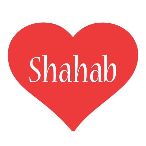 Shahab love logo