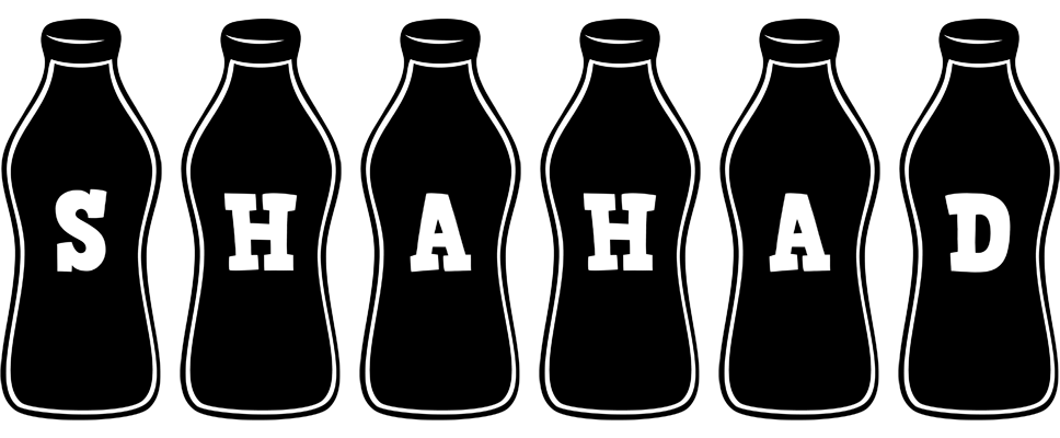 Shahad bottle logo